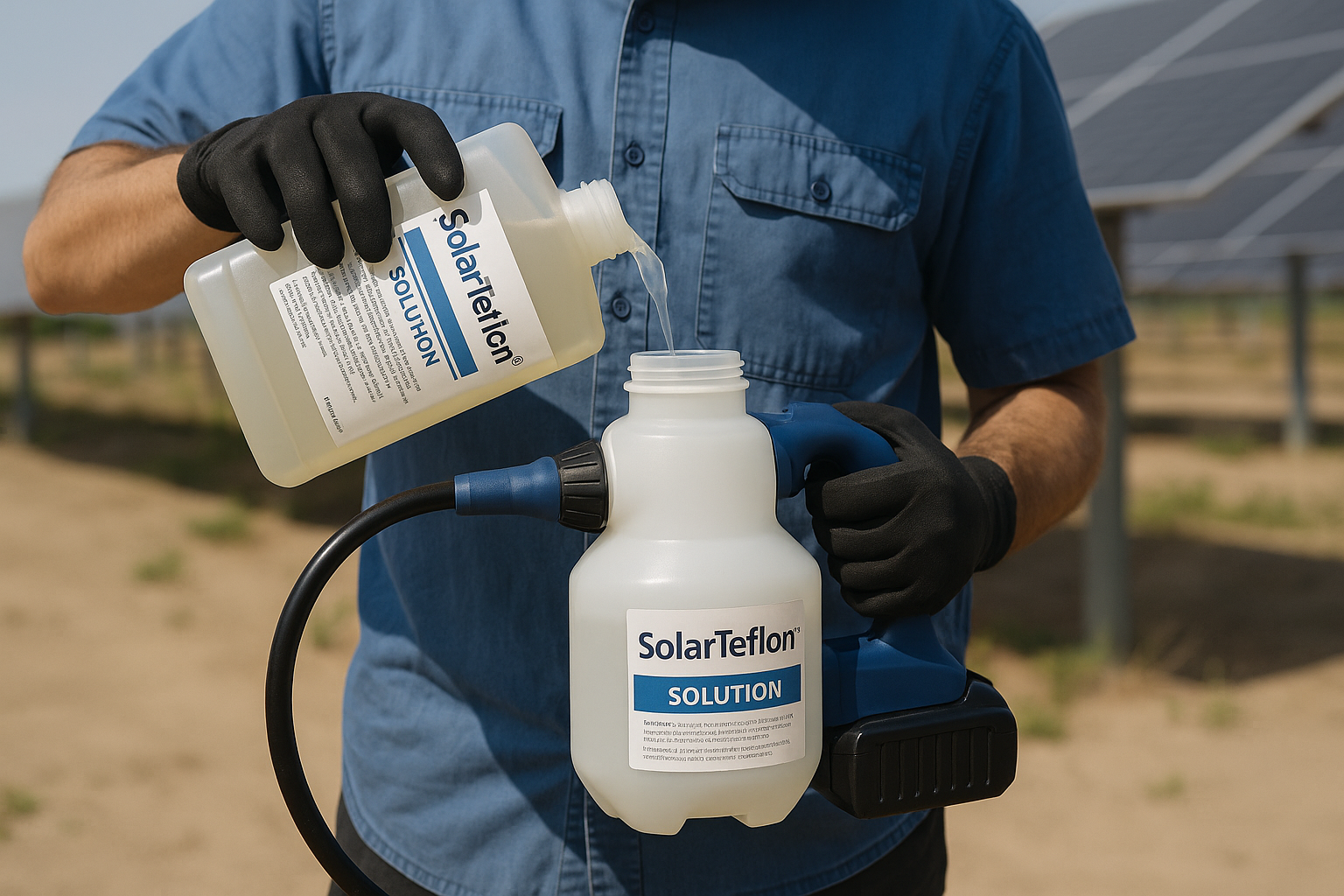 Step 1 – Load sprayer with solution
