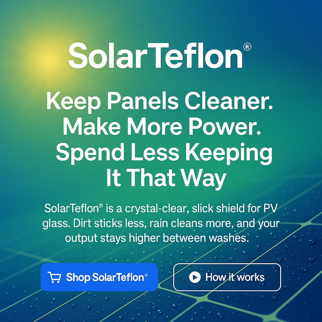 SolarTeflon® coating and Sheeting Wash – product duo