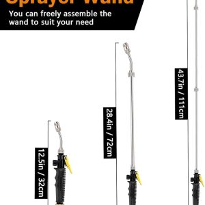 Solar Teflon Retractable Sprayer Wand